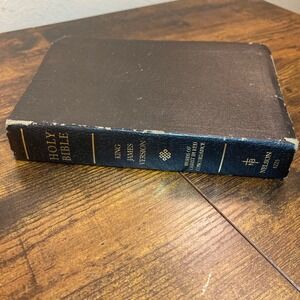 Thomas Nelson KJV Holy Bible Black Bonded Leather Red Letter Concordance 4225